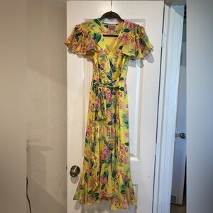 Women’s floral midi dress
